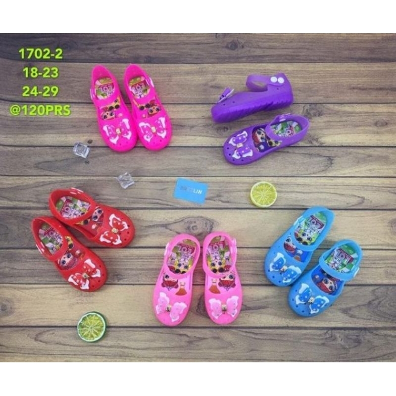 Sepatu karet lampu LOL size 24-29