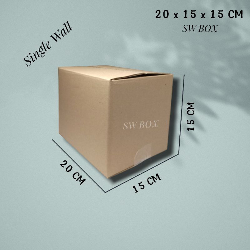 

Kardus Ukuran 20x15x15 CM Box untuk packing ST