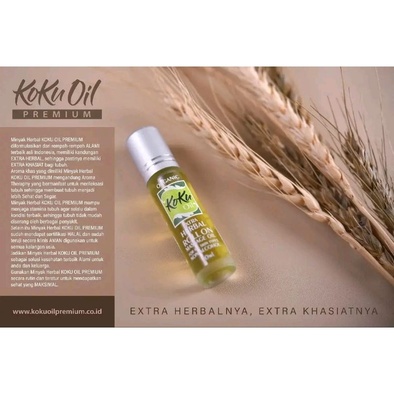 KOKU OIL 10ML MINYAK KOKU OIL MINYAK AROMATIC MENYEGARKAN