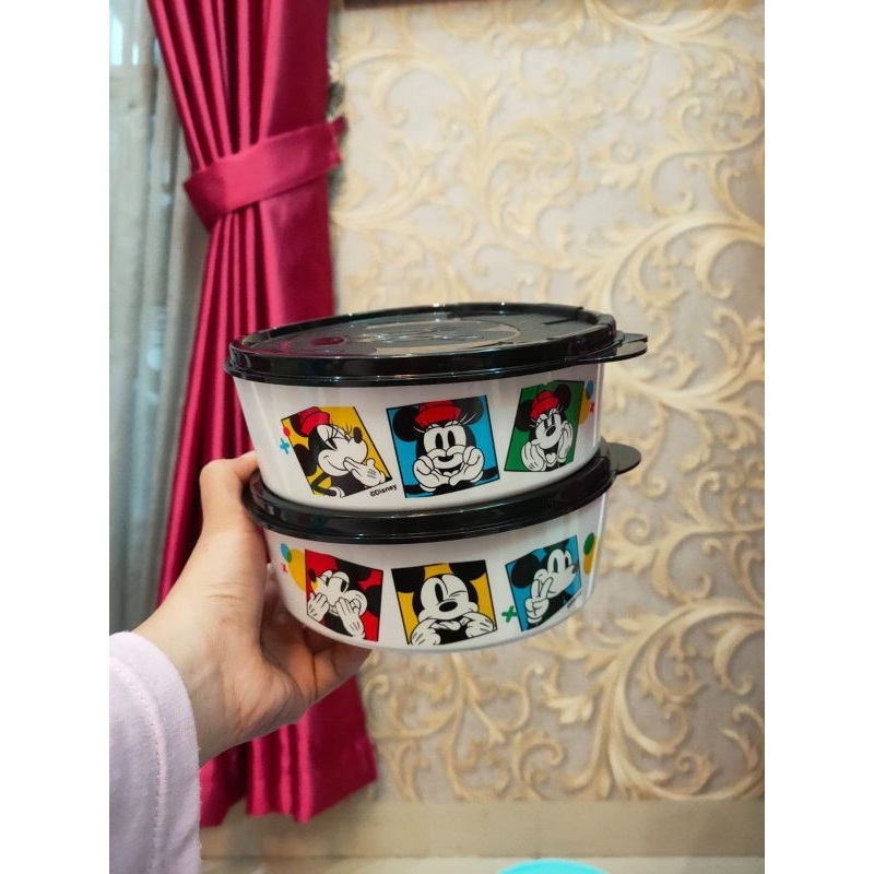 Tupperware Original Promo Set Bekal Anak Mickey And Friends Mickey Minnie Kotak Bekal Disney