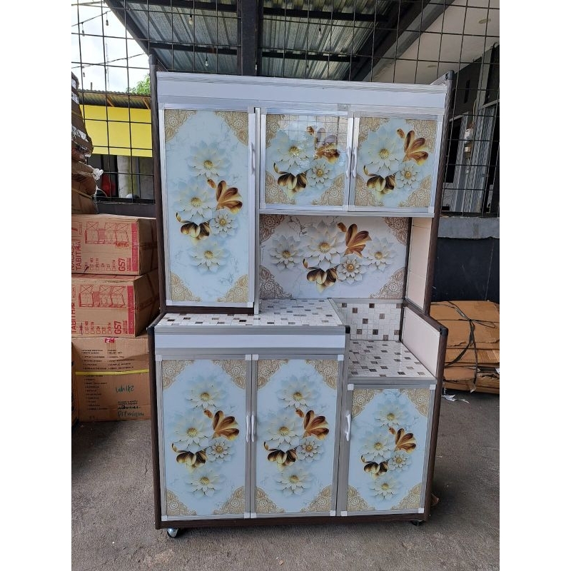 RAK PIRING SASA RODA - LEMARI PIRING PREMIUM