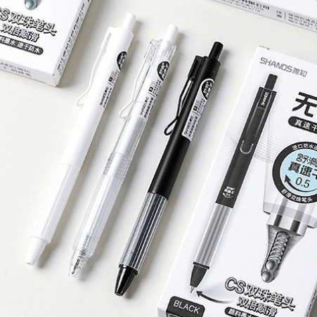 

Shands Gel Pen Pulpen Gel Retractable Tinta Hitam 0.5mm - Pulpen Pen Cetek Pulpen Tekan Tinta Hitam 0.5mm