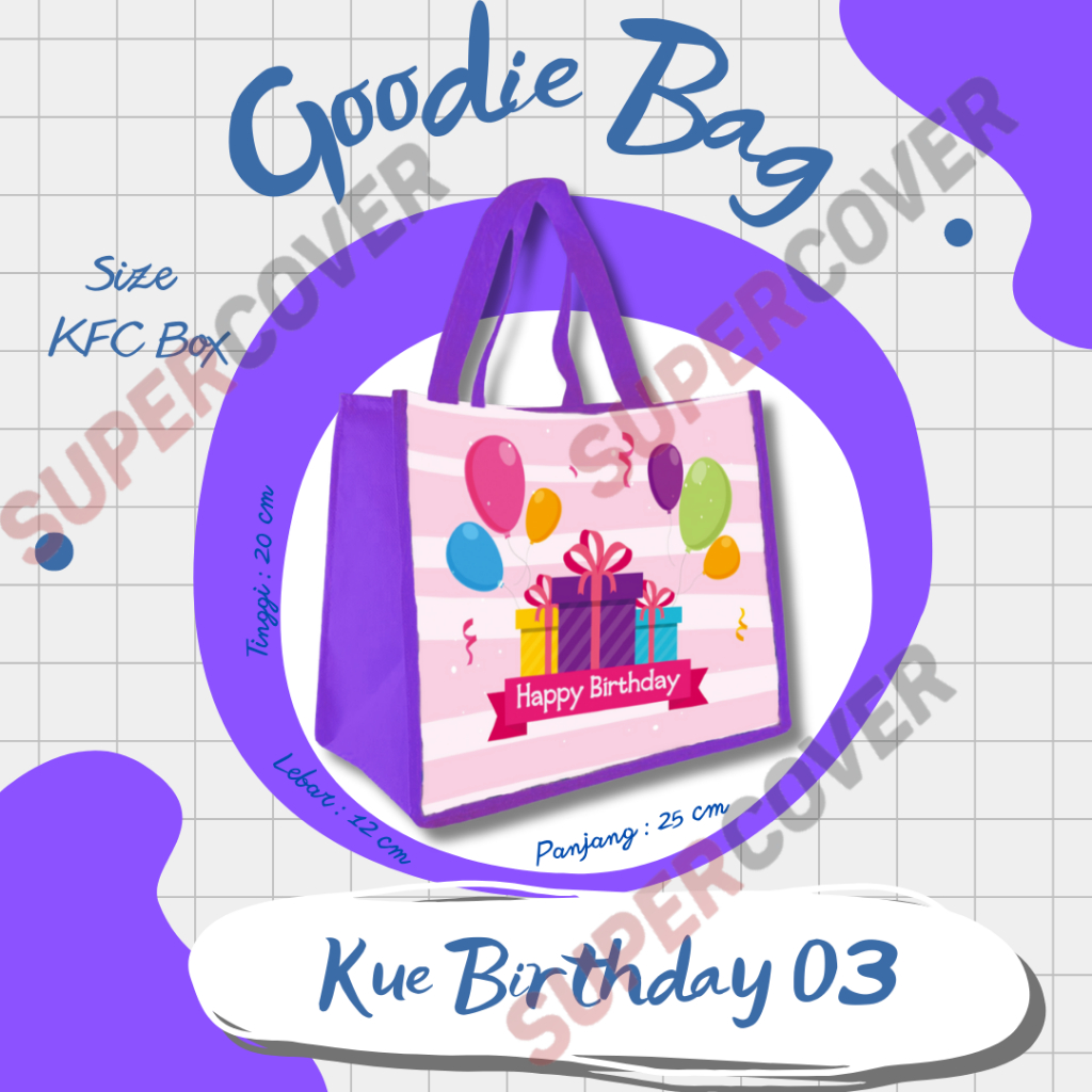 

Goodie Bag Birthday 03 Warna Ungu Untuk Acara Ulang Tahun