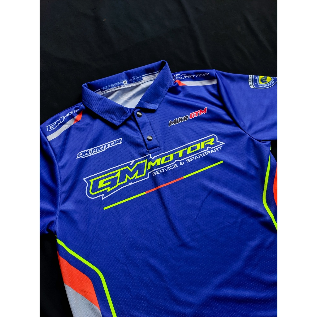 CUSTOM POLO JERSEY || POLO JERSEY PRIVATER RACING INDUSTRIES