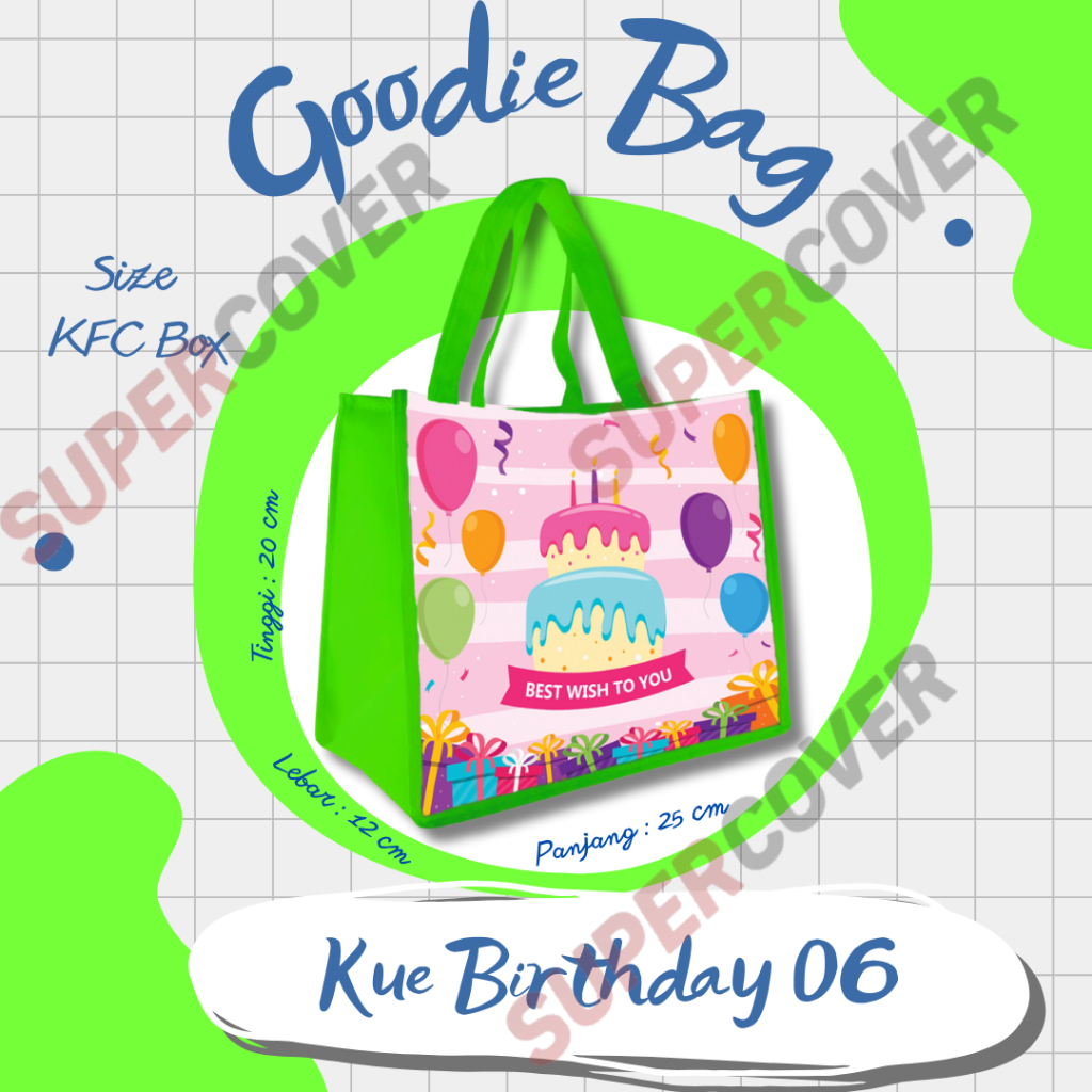 

Goodie Bag Birthday 06 Warna Hijau Muda Untuk Acara Ulang Tahun
