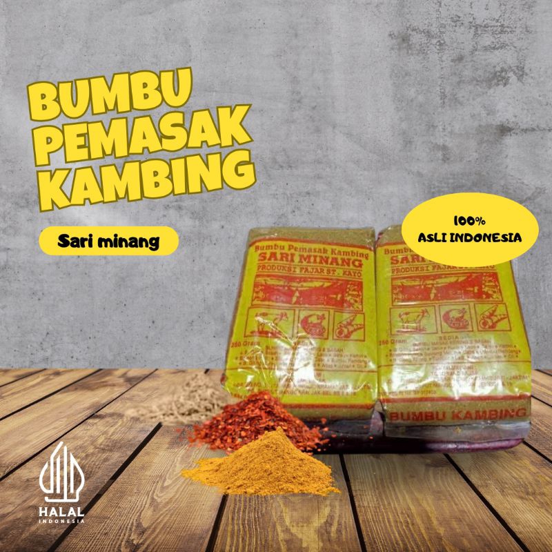 

Bumbu Rendang Sari Minang | 250gr