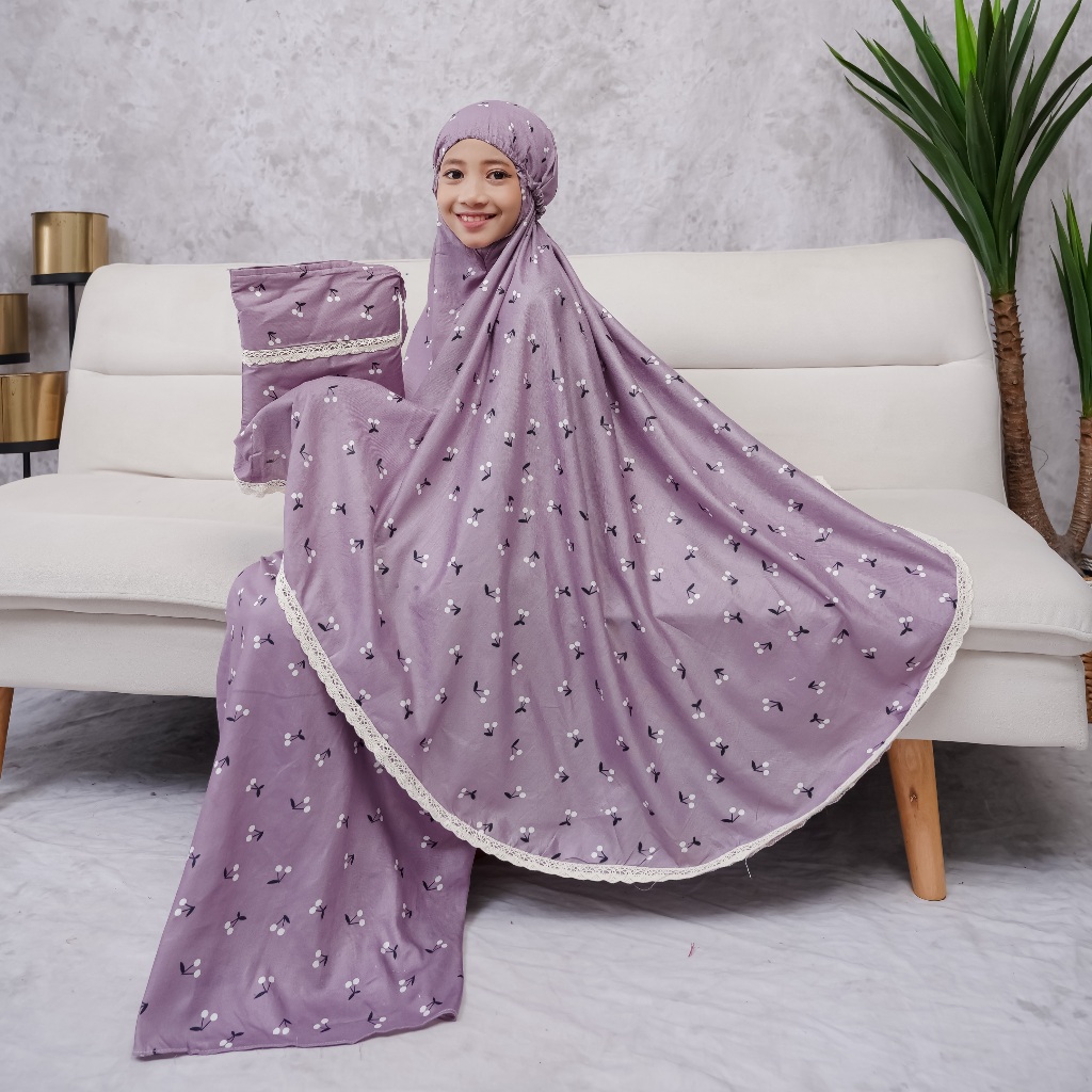 Mukena Anak Renda Premium QIARA XL