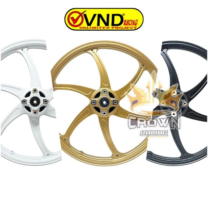 Velg VND Six Star Depan Ring 17 Yamaha Mio Karbu / FIZR / Jupiter Z / MX New 135