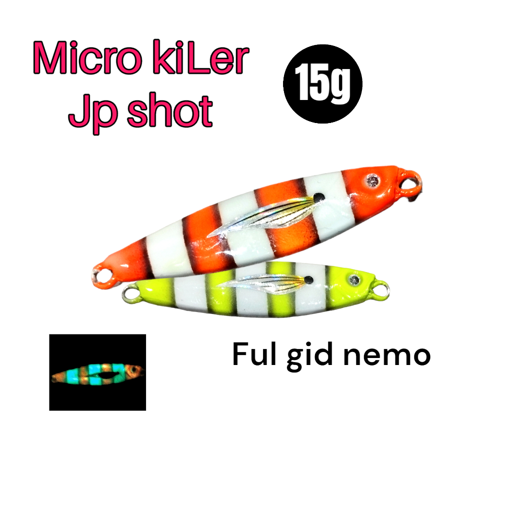 micro kiLer jp short 15g umpan jig umpan metal jig kiler umpan casting umpan jigging light jigging m