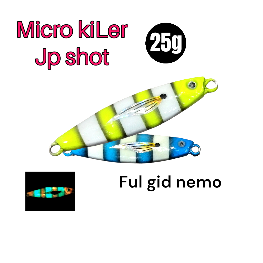 micro kiler 25g umpan casting umpan jigging metal jig kiler umpan casting laut microjig microjig kil