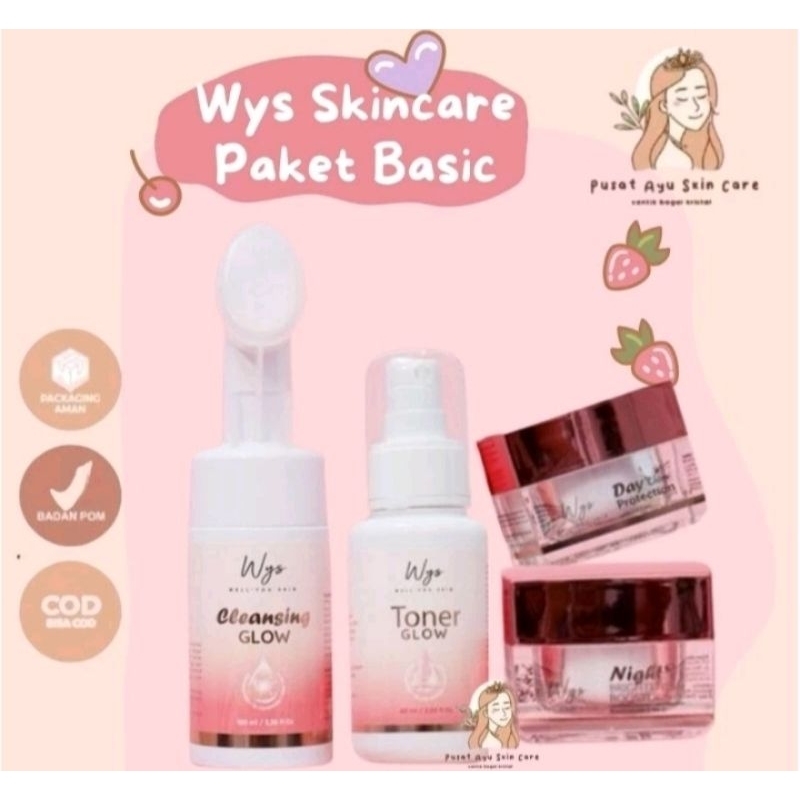 WYS SKINCARE PAKET BASIC ISI 4 PCS