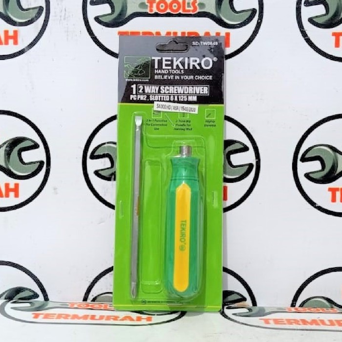 

Obeng Bolak Balik 2 Arah Tekiro 2 Way Screwdriver