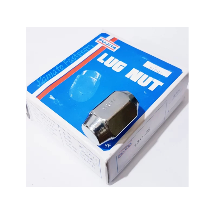 Mur Roda Fujita 12x1.25 K21 Baut Racing 12 mm - M12 Drat 1.25 Kunci 21 Mobil Nissan