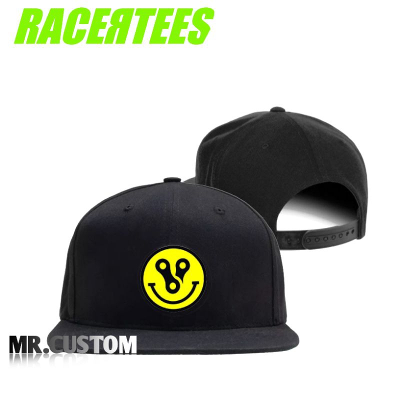 Topi Snapback Racing - Topi Snapback Jaring Racertes - Topi Balap Drag Dewasa