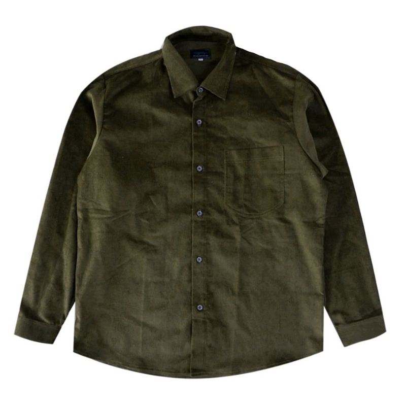 Kemeja Corduroy Army Big Size
