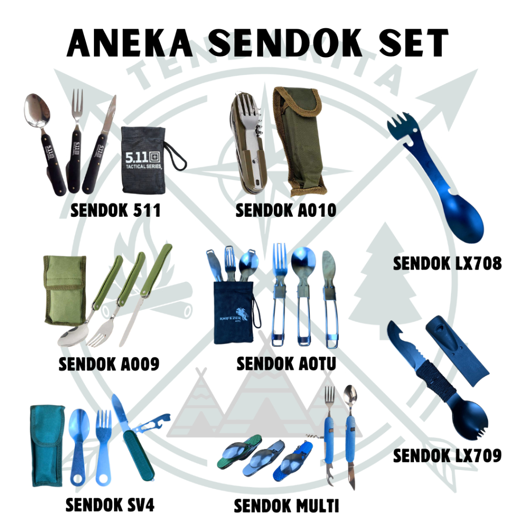 •ANEKA SENDOK MULTIFUNGSI | SENDOK GARPU SET | SENDOK SET | SENDOK GARPU | SENDOK | SENDOK 511 | GAR