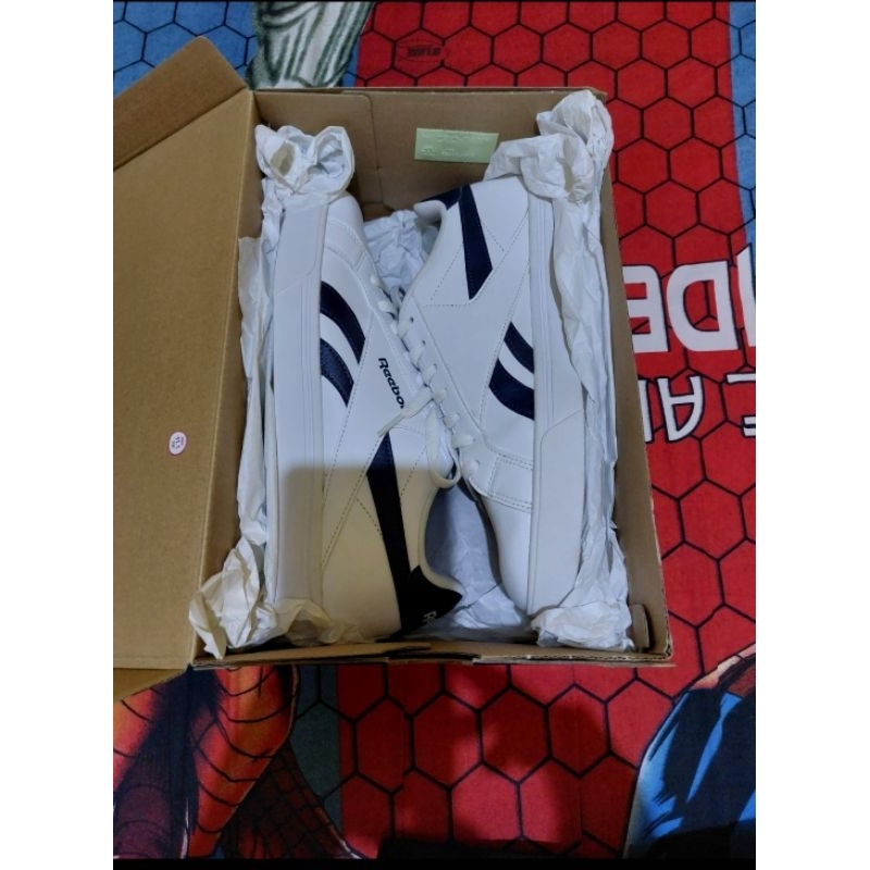 REEBOK ROYAL COMPLETE 3 LOW SNEAKERS WHITE BLUE SIZE 42