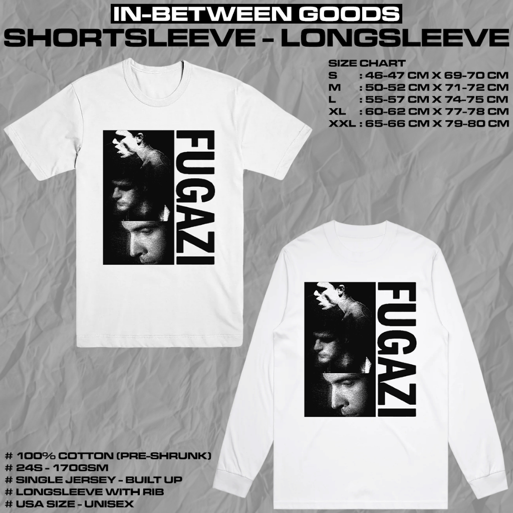 FUGAZI - INSTRUMENT | T-SHIRT | LONGSLEEVE | BAND MERCH