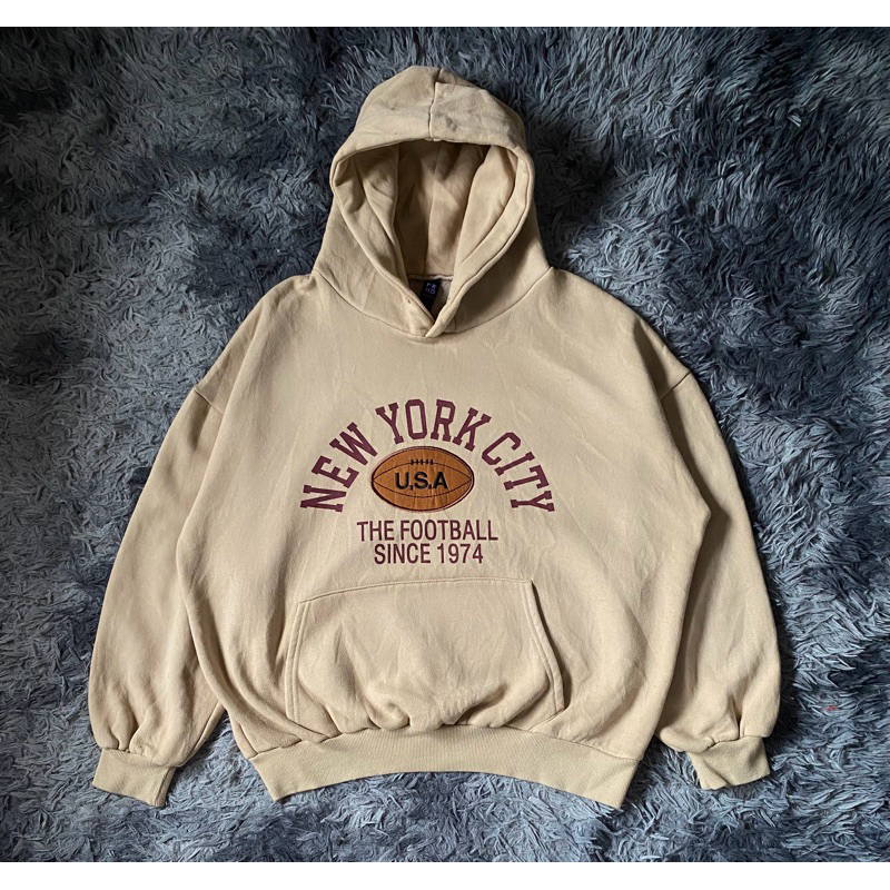 Hoodie FRMD USA Cream