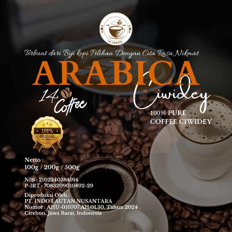 kopi Arabica Ciwidey, Bandung, || 14 Coffee