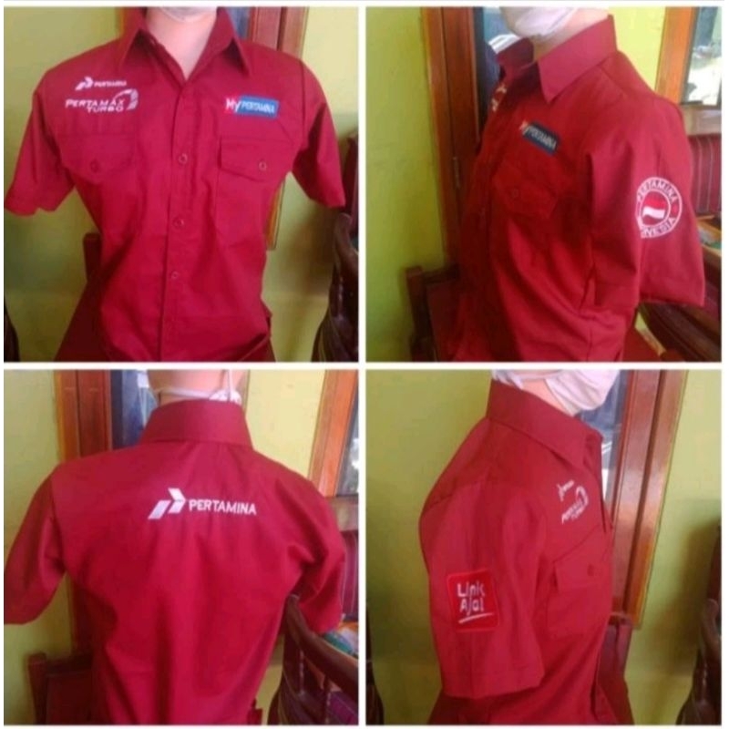 Kemeja My Pertamina Seragam My Pertamina Baju My Pertamina