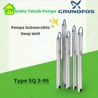 Pompa Air Grundfos - Submersible Deep well SQ 3-95 pompa satelit