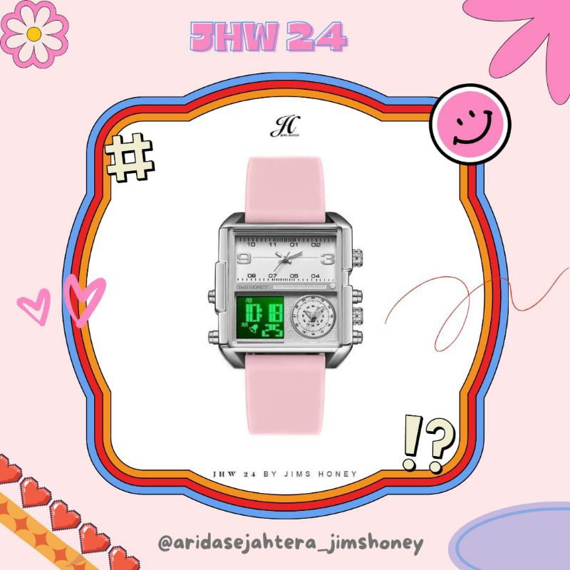 JAM TANGAN JHW 24 BY JIMS HONEY // JAM TANGAN KEKINIAN // JAM TANGAN PRIA // JAM TANGAN WANITA // JI