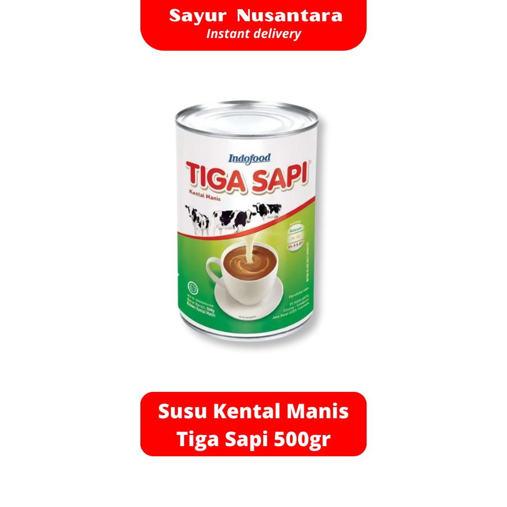

Susu Kental Manis Tiga Sapi 500gr - Sayur Nusantara