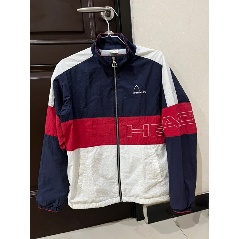 Jaket Windbreaker Colorblock HEAD (Brand Austria). VINTAGE. RARE. Made in Vietnam.