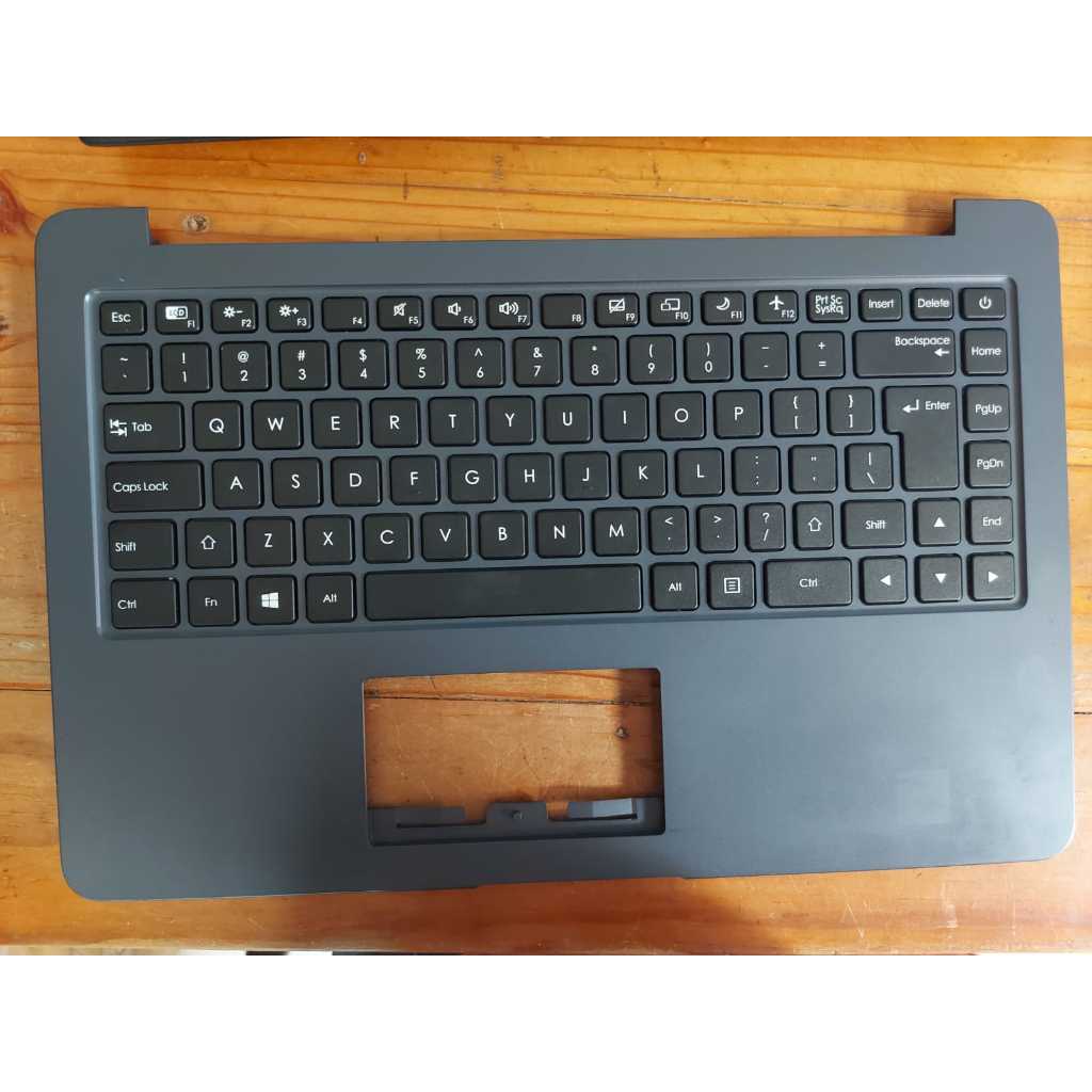 Palmrest casing Laptop Infinix Itel Able S1 14 inch Grey Second Ori