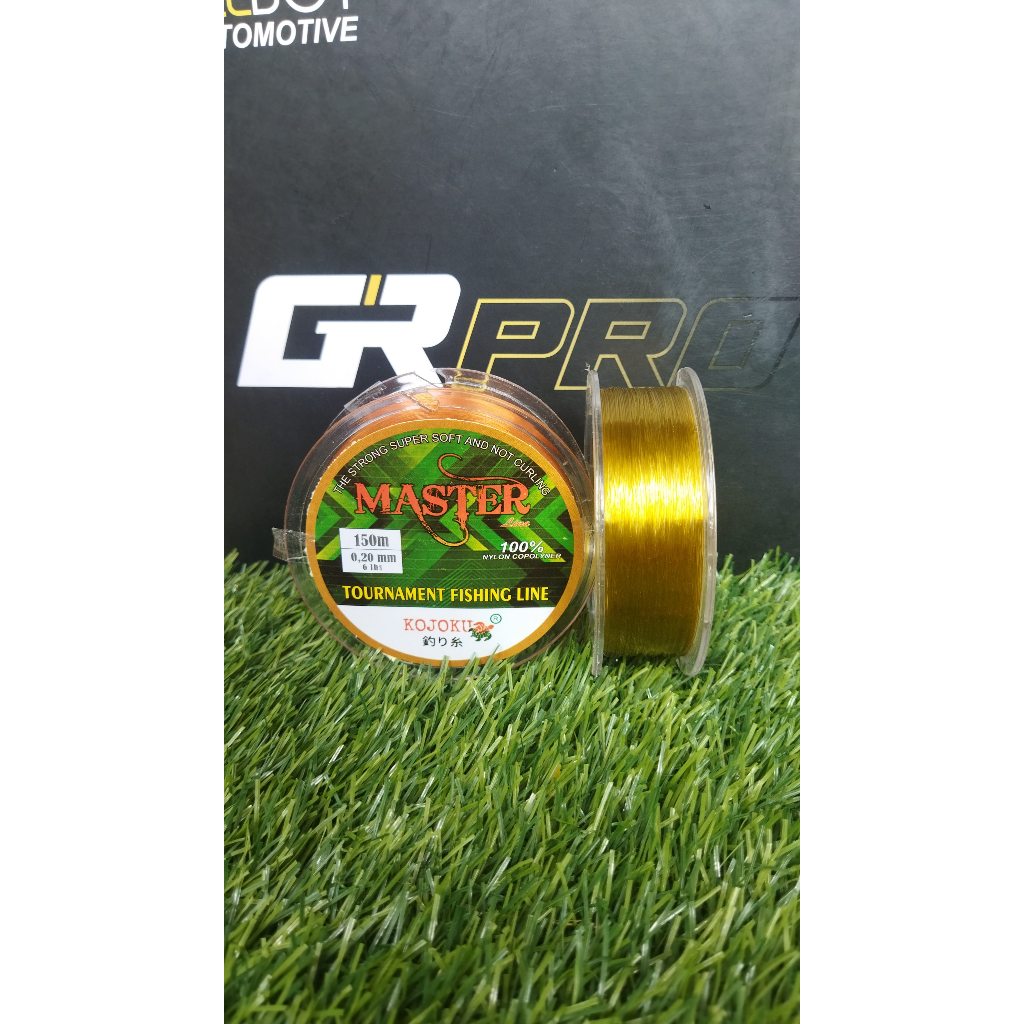 Senar Pancing Master Line kuat Anti Kriting Mudah Tenggelam Cocok Untuk Lomba Galatama Di empang lau