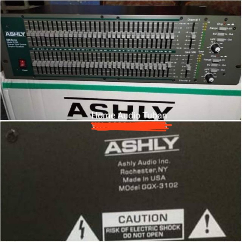 [Garansi 1 tahun] Equalizer Ashly GQX 3102 Original