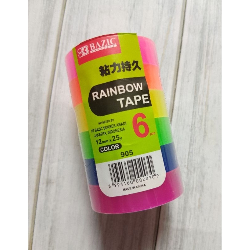 

(6PC) ISOLASI RAINBOW 905 BAZIC UK 12X25CM