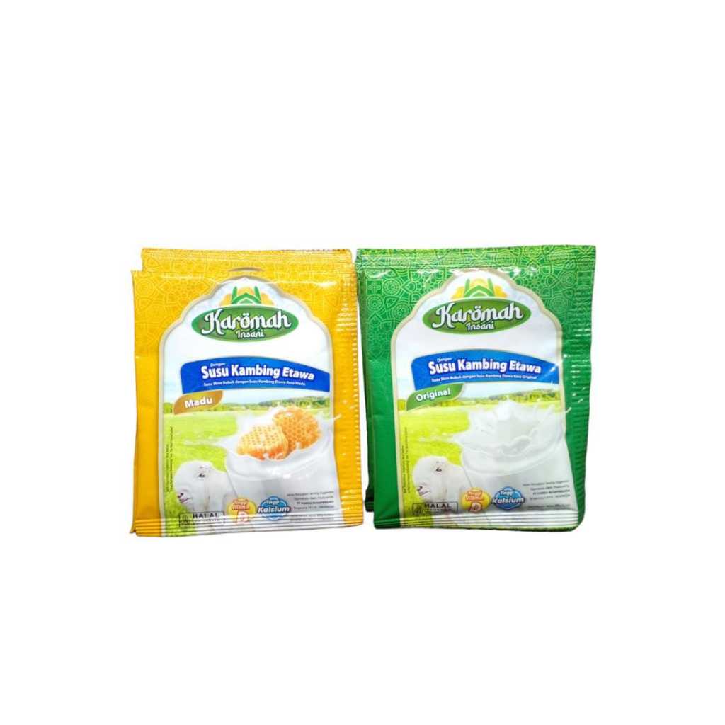 

Karomah Insani Susu Kambing Etawa 25gr - Renceng Isi 10 Sachet