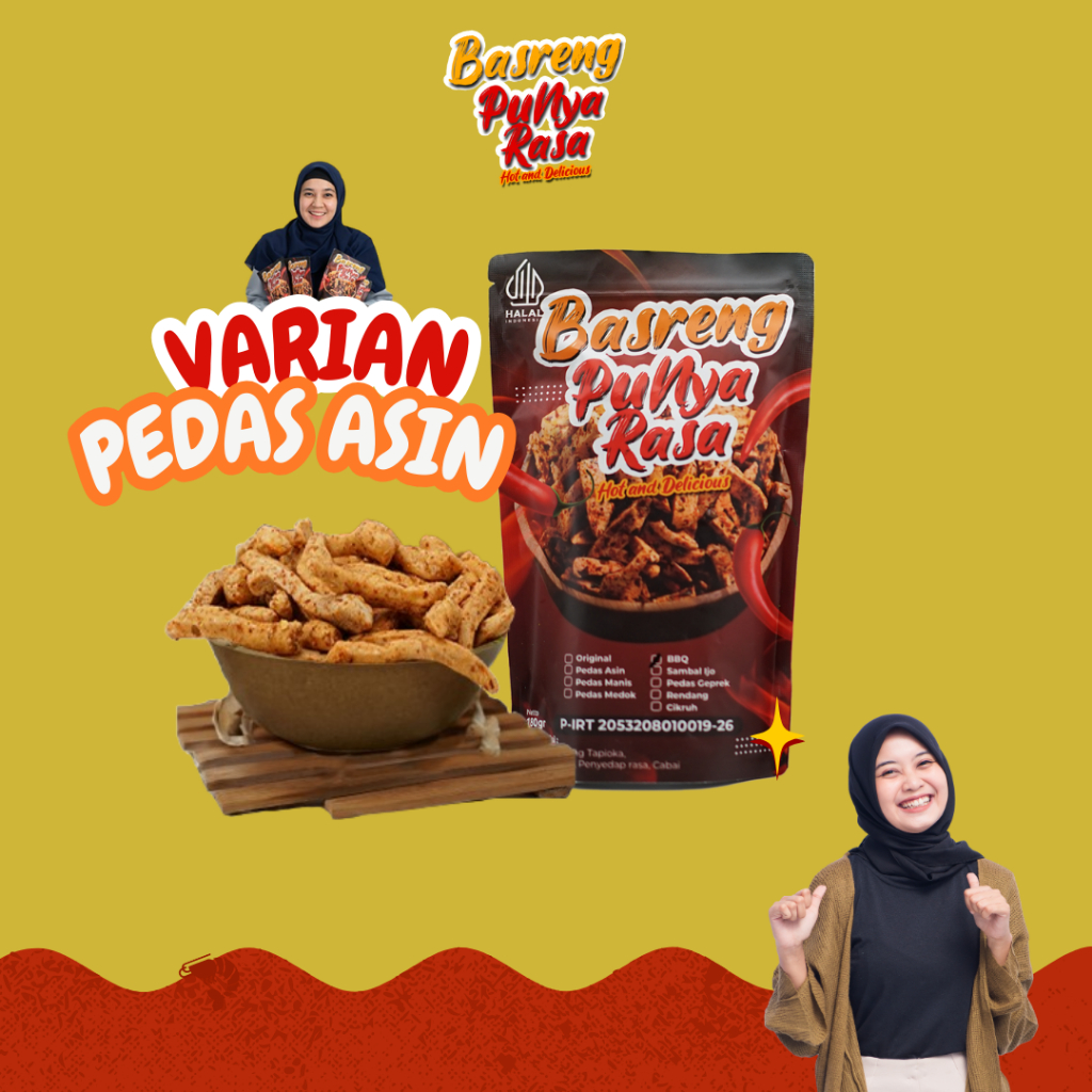 

Basreng Punya Rasa Cemilan Viral Gurih Stik Baso Pedas Sudah BPOM