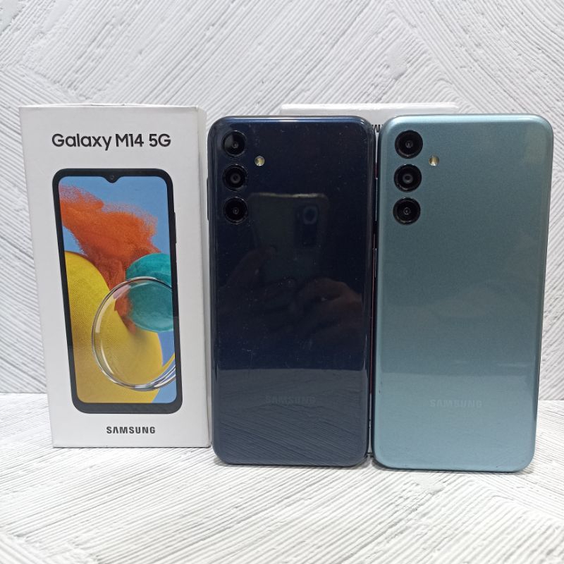 Samsung M14 5G 6/128 4/128 GB Handphone Second Bekas Fullset
