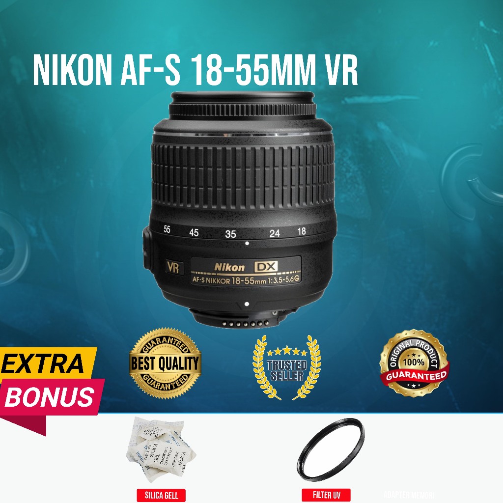 NIKKOR AF-S 18-55MM ORIGINAL NORMAL MULUS MURAH (SECOND)