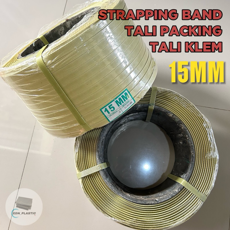 

Tali Strapping Band / Tali Packing / Tali Klem / Tali ikat barang Kuning Kuat Premium Awet 15 MM x 7 KG