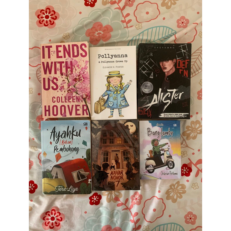 PRELOVED NOVEL KOMIK ENGLISH INDO