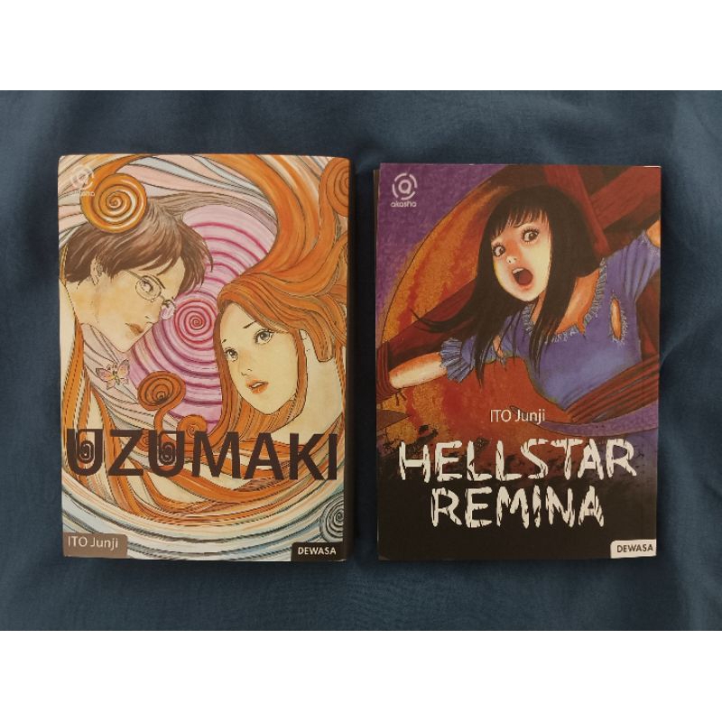 KOMIK MANGA JUNJI ITO KOLPRI PRELOVED (Uzumaki & Hellstar Remina) SET TAKE ALL