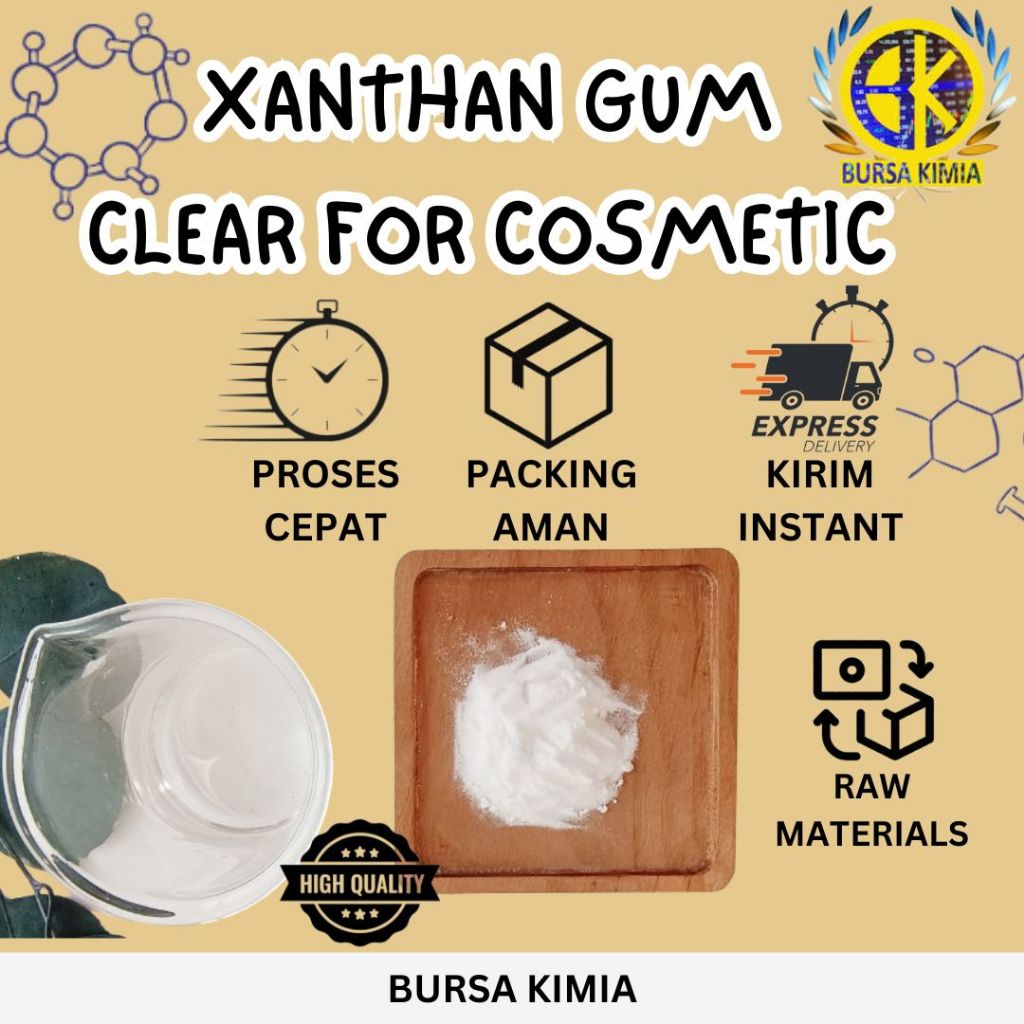 Murni 25gr Xanthan Clear Xanthan Gum Transparant Stabilizer Skincare