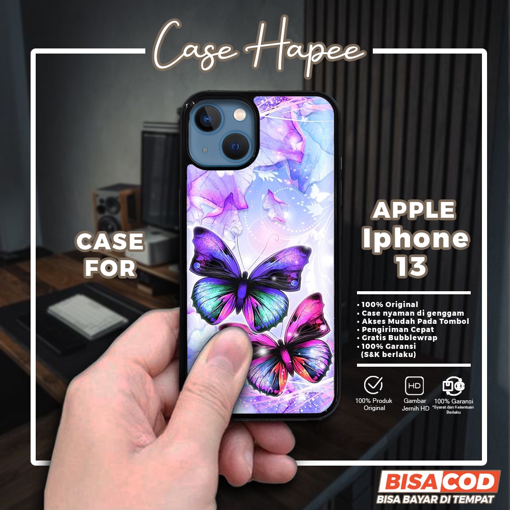 Case Iphone 13 Casing Iphone 13 [BTFY] Casehapee Case Glossy Case Aesthetic Custom Case Premium Soft