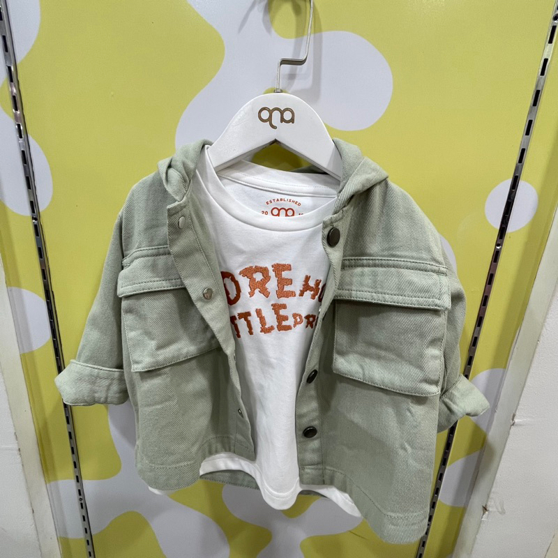 QNA | Jaket jeans kekinian anak laki-laki 1-4 (6bln - 36bln)