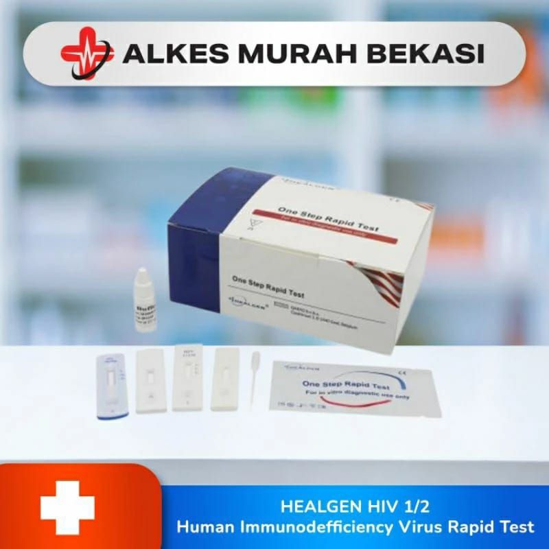 HEALGEN HIV 1/2 Device 25tes / HIV Onsite / Onsite Rapid Test / Tes HiV / HIV Device / Onsite / HIV 