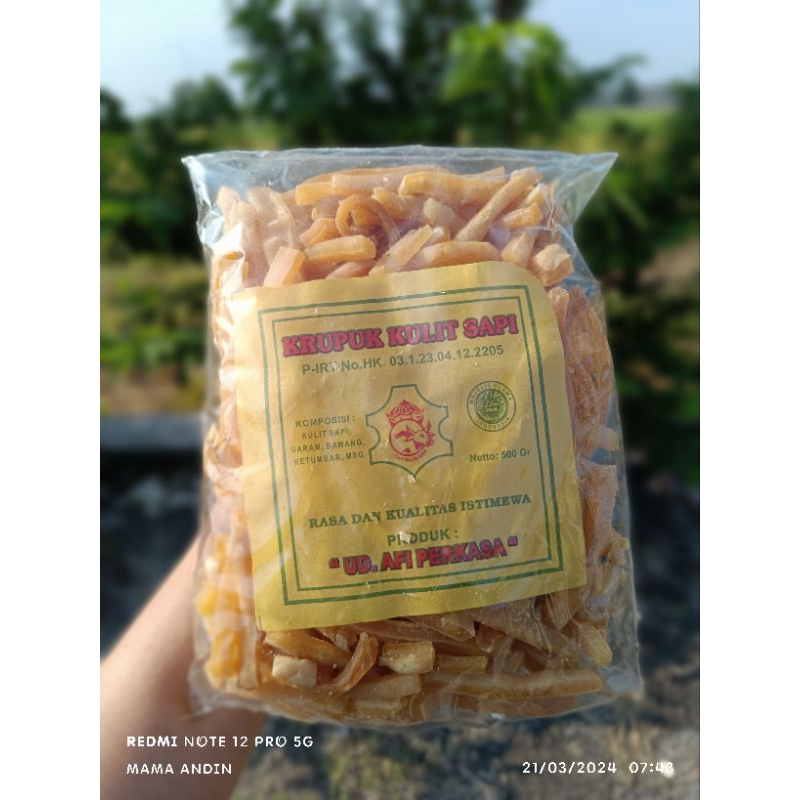 

Rambak Sapi Premium 500gr Anti Seret