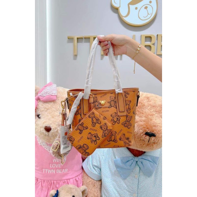 TTWN BEAR ORIGINAL TN3485 TOTE BAG TERBARU - TAS TOTE - TTWN BEAR