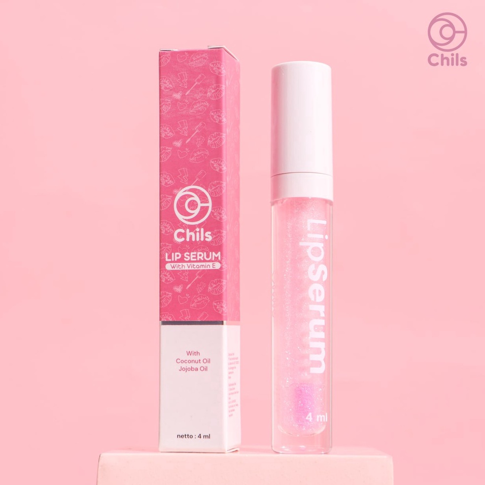 Mega Max Chils Lip Serum Terbaik Bpom Halal Chils Beaute Vit E Almond Oil UV Filter