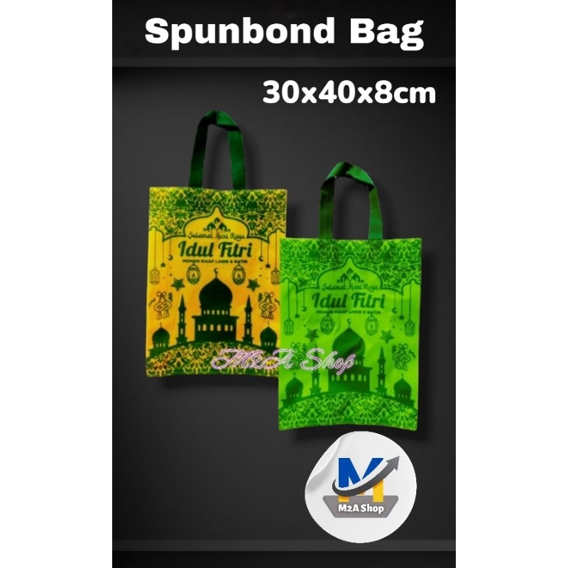 

Tas Lebaran, Spunbond Bag Idul Fitri 30x40