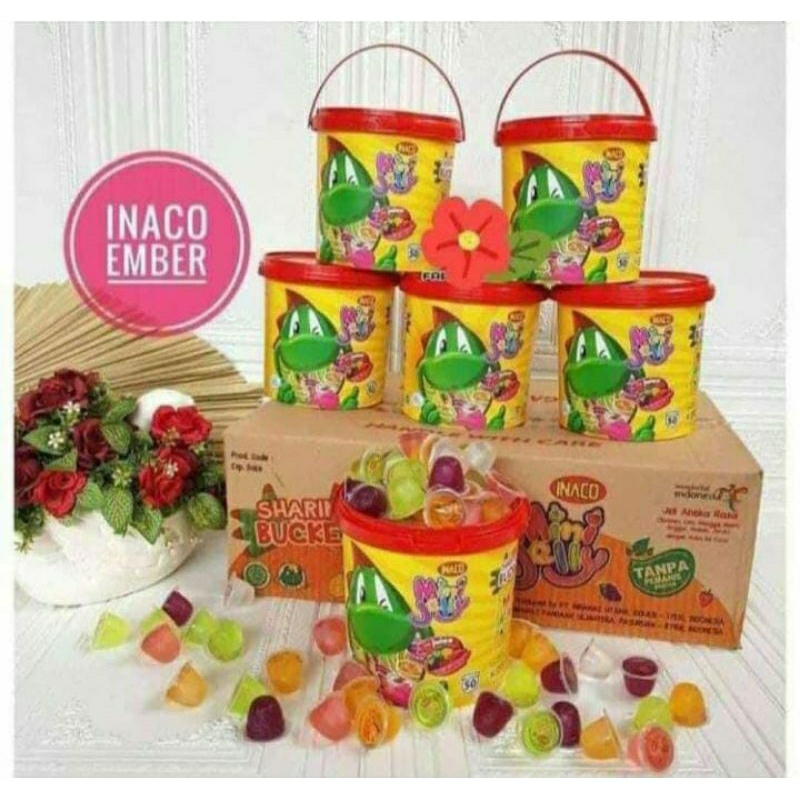 Inaco Jelly Ember || Inaco Bucket Inaco Ember -+800 gr || Agar-Agar Inaco Jelly || Inaco Ember Promo