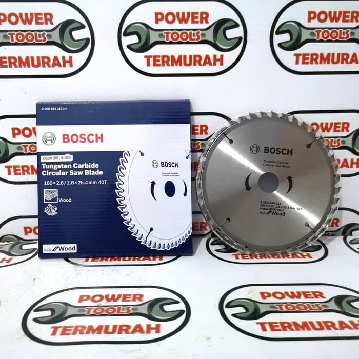 

MATA GERGAJI KAYU 7" X 40T BOSCH TCT CIRCULAR SAW BLADE MATA CIRCULAR